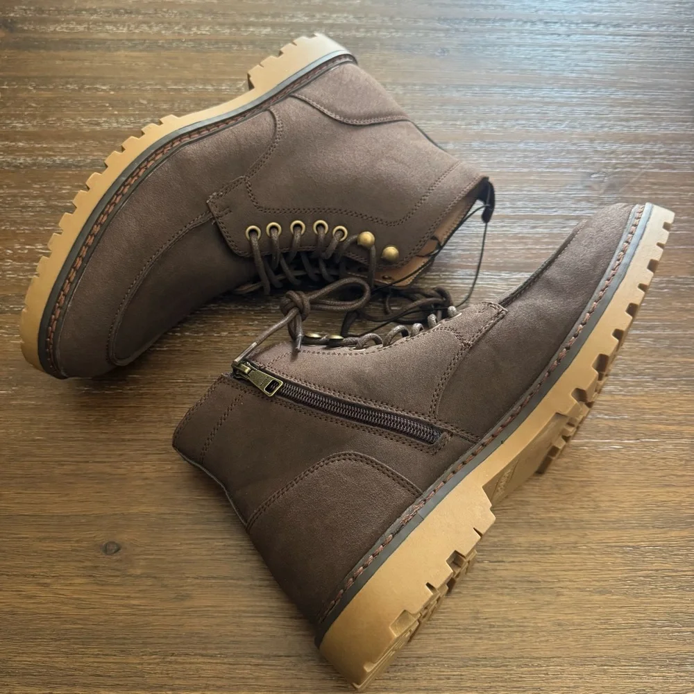 MADDEN Men’s Brycee Lug Sole brown suede Boots
